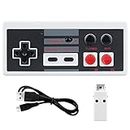 OSTENT Manette de jeu sans fil rechargeable Gamepad pour Nintendo NES Mini Classic Edition Famicom Mini Console
