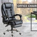 Executive Office Chair Swivel Recliner Computer Desk Gaming Chair w/ Footrest