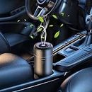 SEEDSEEL Car Aromatherapy Diffusers for Essential Oils，Mini USB Air Scent Small Humidifier with 7-LED Color Changing for Car Room Home Office Bedroom