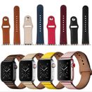 For Fitbit Versa 1 / Versa 2 Wrist Strap Watch Pin-and-Tuck Band Leather Soft