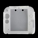 Coque de protection en gel de silicone souple pour Nintendo 2DS Blanc