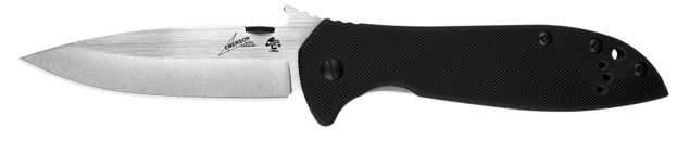 Cuchillo Kershaw Emerson CQC-4KXL D2 Marco Bloqueo Negro G-10 6055D2 Cuchillos de Bolsillo