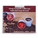 Nick Of Time Indian Chikmagalur Coffee K-Cups-Pods-Single Serve- Keurig Compatible 100% Arabica AA Grade Dark Roast | Easy to use (Pack of 40)
