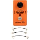 MXR M101 Phase 90 Phaser Pedal with Patch Cables