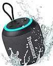 Tronsmart T7 Mini Portable Bluetooth Speaker, Wireless Speaker with 18-Hour Playtime, IPX7 Waterproof, LED Light, Wireless Stereo Pairing, for Outdoors, Home, Travel
