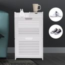 Modern Shoe Cabinet with 2 Flip Doors Shoe Storage Cabinet fit for Entryway 