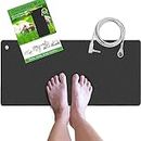Grounding Mats Earthed Universal Earthing Mat - Large, Grounding Computer Mouse Pad and Grounding Foot Mat, Reduce Pain and Inflammation, Relieve The Stress and Keep Healthy (39.4x11.8 Inch)