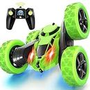 Remote Control Car Stunt RC Cars, 90 Min Playtime, 2.4Ghz Double Sided 360° Rotating RC Crawler with Headlights