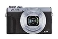 Canon Powershot G7 X Mark III 3638C002 - Cámara Digital (20.1 MP, Pantalla Táctil LCD Plegable de 7.5 cm, Pantalla Abatible, WLAN, Zoom de 4.2X, 4K, CMOS) Plata