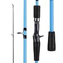 Sougayilang Fishing Rod, Carbon Fiber Spinning & Casting Rod, Fishing Pole Designed for Bass, Trout, Salmon, Steelhead, for Fresh & Saltwater-Casting-1.8M
