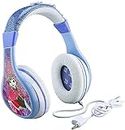 Frozen 2 Kids Headphones, Adjustable Headband, Stereo Sound, 3.5Mm Jack, Wired Headphones for Kids, Tangle-Free, Volume Control, Foldable, Childrens Headphones Over Ear for School Home Travel, Azul