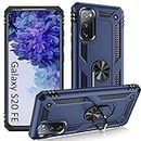 ADDIT Phone Case for S20 FE Case Samsung Galaxy S20 FE Phone Case, Military Grade, Heavy Duty, with Kickstand Ring, Support Magnet Car Mount for Samsung Galaxy S20 FE Case Blue