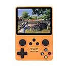 MICROMINI X-Ninja R35S Retro 64GB Orange Video Game Console Mini Handheld Gameboy Built in 8000+ Classic Games + PSP Games