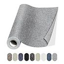 Lifeshoon Fine Linen Repair Patches, Self-Adhesive Fabric Patches Tape Durable, DIY Large Linen Patches for Sofa, Couches, Furniture, Chair, Clothing(3.5X79 inch,Grey)
