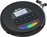 KLIM Nomad - Lettore CD Portatile - Batteria a Lunga Durata - Include Auricolari KLIM Fusion - Compatibile con CD-R, CD-RW, MP3 - Lettore SD, Radio FM, Bluetooth - Ideale per Auto - Hi-Fi - NUOVO