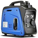 Gentrax Inverter Generator - 800W Max, 700W Rated, 100% Pure Sine Wave, Petrol, Portable for Camping Home - Blue