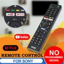 GENUINE For SONY REMOTE CONTROL For ALL SONY TV NETFLIX Bravia 4k Ultra HD Smart