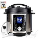 SOLARA Magic Pot, Insta Pot Electric Pressure Cooker, 6 Litres, 7-in-1 Functions, One Touch Cooking, 17 Preset Options, 1000 Watts, Rice Cooker, Slow Cooker, Steamer, Saute, Yogurt Maker