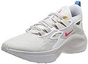 Nike NIKE SIGNAL D/MS/X, Men's Running Shoe, White/Red Orbit/Summit White/Blue Heron, 10 UK (45 EU)