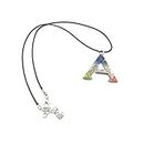 ewkft ARK Survival Evolved Alloy Necklace Colorful Pendant, Metal