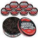 Smokey Mountain Herbal Snuff - Cherry - 10 Cans - Nicotine-Free and Tobacco-Free