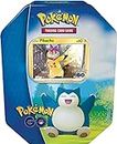 Pokémon Tin-Snorlax (2 Tarjetas de Aluminio y 4 Paquetes de Refuerzo), Individual (699-17235)