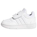 adidas Mixte enfant Hoops Baskets, Ftwr White/Ftwr White/Ftwr White, 36 EU