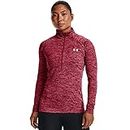 Under Armour Women Tech 1/2 Zip Twist, Light and breathable warm up top, zip up top With anti-odour technology