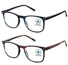 AOSM Blue Light Blocking Glasses, Blue Blocker Computer Glasses for Men Women, Anti Glare 400 UV & Eye Strain Fake Square Glasses