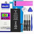 Batt® High Capacity Battery Kit for iPhones Includes All Stickers & MAGNETIC Tools (iPhone 7)