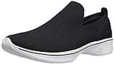 Skechers Womens GO Walk 4 - Gifted Black/White Walking Shoes -4 UK (7 US) (14918)