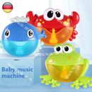 Electric Baby Bath Toys Kids Gifts Musical Bathtub Bubble Bath Toy Bathtime Fun 