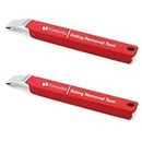 (2-Pack) Vinyl Siding Removal Tool with Extra Long Handle - 7 inches One-Piece Steel Blade Vinyl Installation and Removal - The Ultimate Vinyl Siding Zip Tool - Avoid Damaging Vinyl Siding