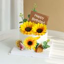 20pcs 8cm Decorating Tool DIY Wedding Party Baby Shower Sunflower Cake Topper