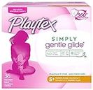 Playtex Simply Gentle Glide Unscented Tampons, Super Plus Absorbency, 36 Count (Pack of 1) (Packaging May Vary)