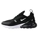 Nike Men's Youth Air Max 270 Shoes, Black/Anthracite-white, 5 Big Kid