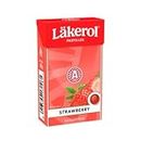 Lakerol sugar free mint gummy pastilles|Oral throat soothing mouth freshener| Swedish fruity soft lozenges | No artificial flavour & colour|100% Veg|Strawberry- 27g*3