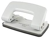 Kangaro Desk Essentials DP-480 2 Hole Metal Classic Mini Paper Punch | Removable Chip Tray with Durable Steel Consecution | Color May Vary, Pack of 1