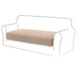 TIANSHU Copriseduta Divano Elasticizzato Fodera per cuscino ad alta elasticità Cuscino per divano Fodera per mobili Coprisedile per divano Fodere per cuscino a 2 posto (2 Posti, Sabbia)