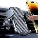 LISEN Car Phone Holder [2024 Upgrade] Air Vent Phone Holder for Cars [Never Slip & Fall] Super Stable Car Phone Mount Compatible with All Phones, iPhone 15 Pro Max Plus 14 13 12 Series, Samsung S23/22