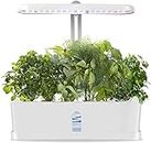 Indoor Garden Hydroponics Growing System: Herb Garden Kit with LED Grow Light 9 Pods Hydroponic Home Vegetable Grower Smart Gardening Gifts for Women Men…