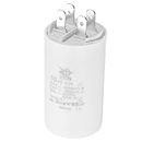 uxcell CBB60 10uf Running Capacitor,AC 450V 4 Pins 50/60Hz Double Insert Cylinder Bottom for Air Conditioning,Water Pump,Fan Motor Star 64 x 35mm