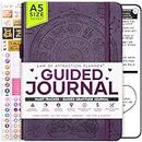 Guided Journal - A 90 Day Journey Creating Your Dream Life – Persönliches Dankbarkeits-Tagebuch, Wochenerfolgsplaner, Visionboard & Organizer + Planer-Aufkleber, undatiert