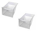 Crisper Drawer Compatible with Frigidaire Refrigerator 240337103 ( 2 Pack )