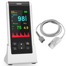Handheld Pulse Oximeter Fingertip Blood Oxygen SpO2 Heart Rate Overnight Monitor