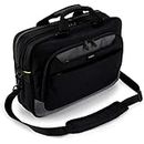 Targus CityGear TCG455EU Sacoche pour ordinateur portable 14” Laptop Bag, Idéale pour les voyages d’affaires et les trajets quotidiens – Noir/Gris