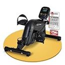 SportPlus Leg Trainer for Home & Office, Mini Exercise Bike with Magnetic Brake & 8 Resistance Levels, with Training Computer, Extra Wide Pedals, Optional app Compatible, Exercise Bike Bike minibike