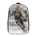 Dciustfhe Stephen Curry Children's School Bag for Boys,Girls,Teenagers Backpack with Adjustment Buckle,Kids School Bag Outdoor Rucksack with Breathable Design 17inch