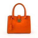 Salvatore Ferragamo Handbag AU-21/D658 Gancini leather orange Women