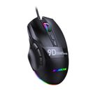 Gaming Wired Ergonomic Computer Mice 1200 DPI Programmable 9 Buttons